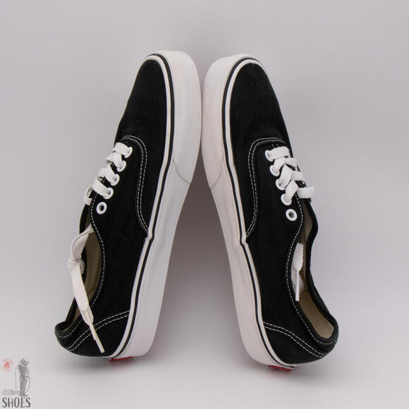 Vans Off The Wall Black Canvas Lace Up Sneaker - Women's Black Size 8.5 - Picture 8 of 13